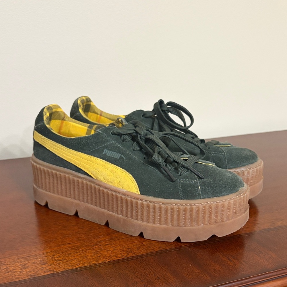 Fenty x Puma Creepers suede green